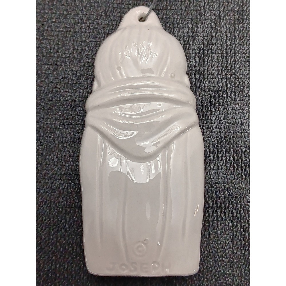Vintage Joseph White‎ Ceramic Praying Hanging Ornament Figurine Christmas - Picture 3 of 3